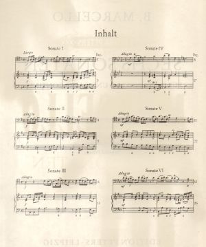 Marcello - Six Sonatas fоr violoncello nd basso continuo