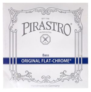 Pirastro Original Flat Chrome D Bass single string