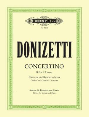 Donizetti - Concertino for clarinet and piano in B flat major