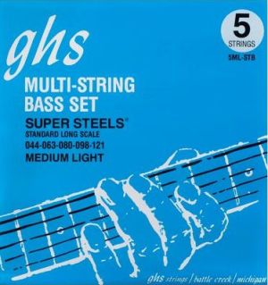 GHS Multi струни за 5-струнна бас китара - 044 - 121