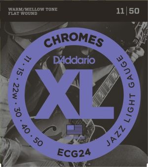 D'addario strings for jazz guitar ECG24