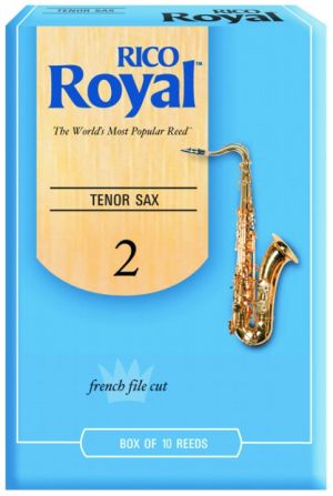 Rico Royal Tenor sax reeds 2 size - box