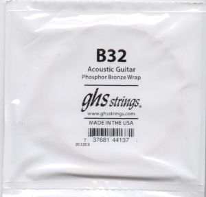 GHS string Phosphor bronze  for acoustic guitar - 0.32