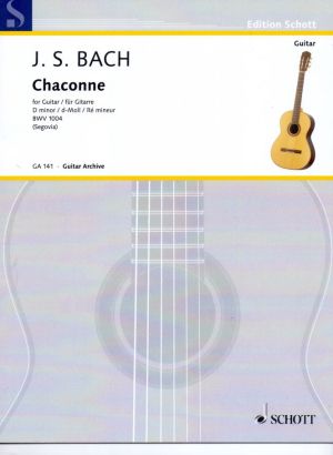 Bach - Chaconne BWV1004 D minor for guitar