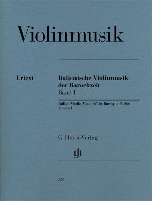 Italian Violin Music  of the Baroque Period volume I