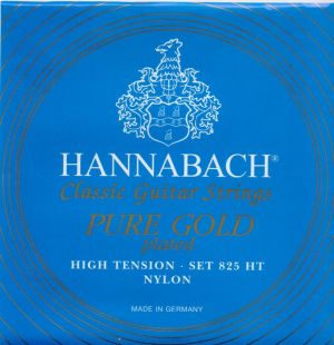 Hannabach 825HT Pure Gold plate high tension струни за класическа китара