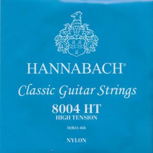 Hannabach 8004 HT Silver-Plated high tension D 4th string for classical guitar