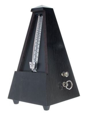 Wittner дървен метроном модел Maelzel No. 819 черен дъб,мат със звънче
