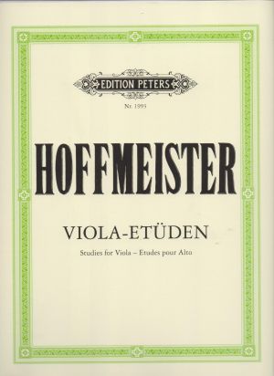 Hoffmeister - Studies  for viola