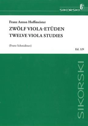 Hoffmeister twelve viola studies