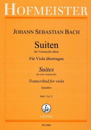 J.S.Bach Suites for viola book 2