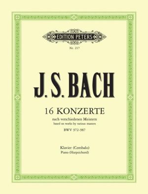 Бах - 16 Концерта BWV972-987