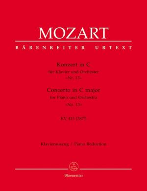 Mozart - Concerto for piano №13 in C major-piano reduction KV 415