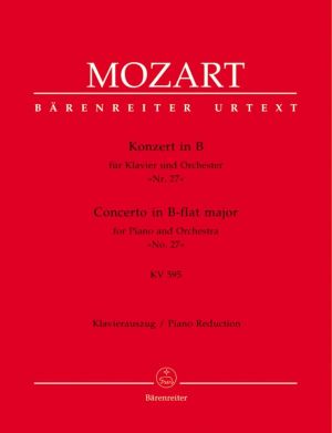Mozart - Concerto for piano No.27 in b flat major - piano reduction KV 595