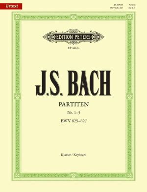 Бах - Партити за пиано тетрадка 1  BWV 825 - 827