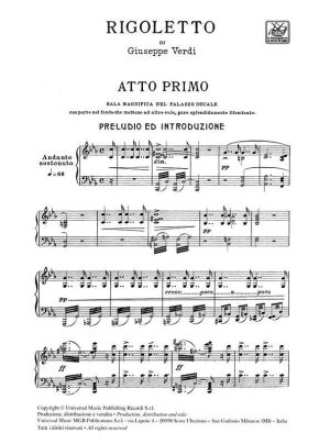 Verdi - Rigoletto vocal score