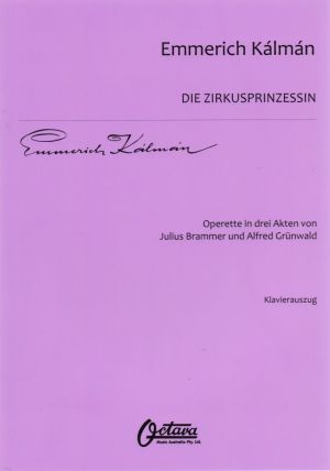 Kalman - Die Zirkusprinzessin piano reduction