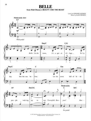 Песни от Disney за пиано
