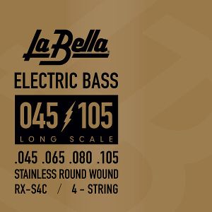 La Bella RX-S4C 4 string Bass strings Stainless steel 045/105