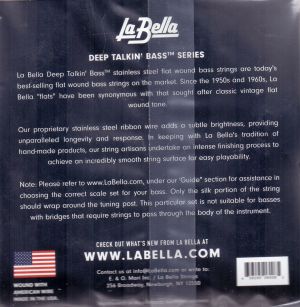 La Bella 760 FS струни за бас Deep Talkin 045 - 105