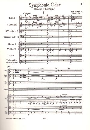Хайдн  Симфония №48 (Maria Theresia) до мажор