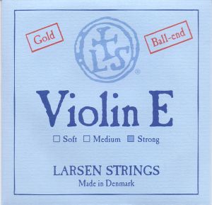 Larsen единична струна ми ( E ) gold за цигулка strong