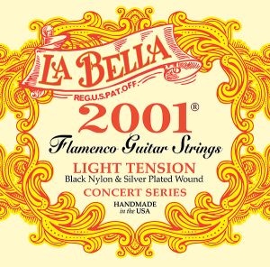 La Bella 2001 "Flamenca negra" - специален черен найлон - light tension