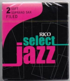 Rico Select Jazz Soprano Saxophone single reed size 2 soft