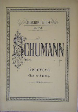 Шуман Геновева - клавир