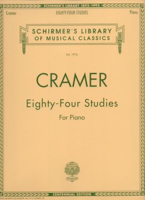 Cramer Eighty-Four Studies for piano