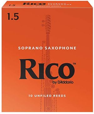 Rico  reeds for Sopran saxophon size 1,5 - box