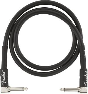 кабел Fender® Kabel Professional 0,9m bk 2xang