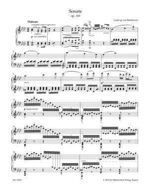Бетховен - Сонатa   оп.110 в ла бемол мажор