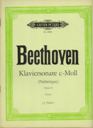 Бетховен - Соната оп. 13 "Патетична" в до минор за пиано втора употреба