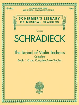Henry Schradieck School of Violin Technics - Book 1-3