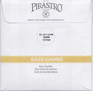 Pirastro  единична струна Е3  23 1/2  за бас - гамба 