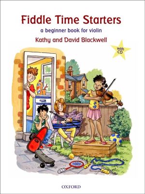 Начална школа  за цигулка   Fiddle Time Starters  + CD