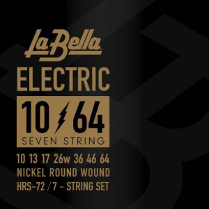 La Bella HRS-72  струни за 7стр. ел. китара Nickel plated  010/64