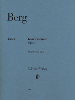 ALBAN BERG Piano Sonata op. 1