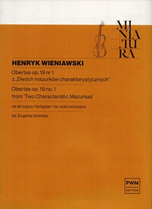 Wieniawski - Obertas op. 19 No. 1 for violin and piano 