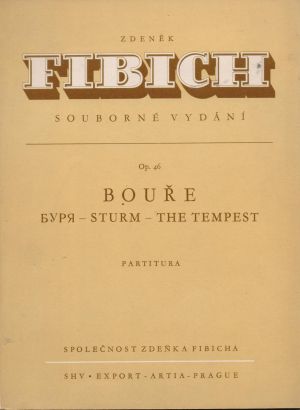 Z. Fibich Symphonic poem " The tempest " ( second hand )