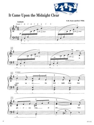 Коледни песни ниво 4 за пиано