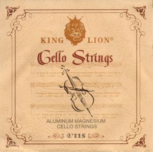 4/4cello strings set  model 115