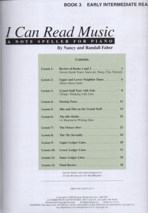 I Can Read Music - Book 3