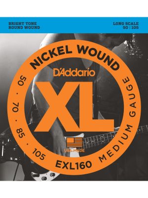 Daddario EXL160 струни за бас китара nickel round wound 050 - 105