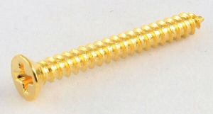 AP GS 0008-002 винтчета за плочка за гриф златни (8 броя ) 19мм