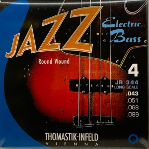Thomastik 4 Bass Strings JR 344 43-89 Nickel Round Wound