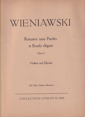 Wieniawski - Romance sans Paroles et Rondo elegant