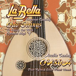 La Bella струни за  12 струнен арабски уд, nylon silver plated
