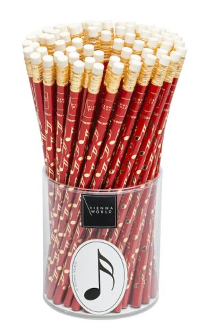  PENCIL NOTE RED  (1 PC)